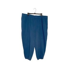 Athleta Forever Fleece Joggers Blue Plus Size 2X Sweatpants NWT MSRP $89